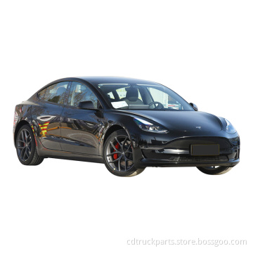 2021 New Style Steering Wheel Car Flat Tesla Mini Electric Car Tesla 3 For Long Range ALL Wheel Drive